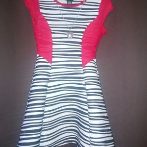 Black and white dress